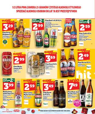 TOPAZ - gazetka promocyjna Superceny na Święta od czwartku, 11.12 od czwartku 11.12 do środy 17.12 - strona 26