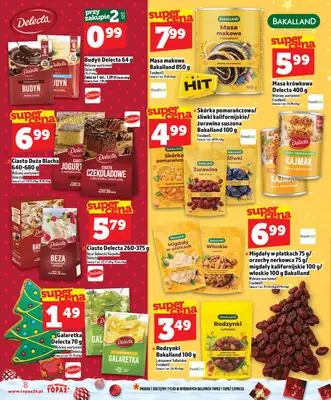 TOPAZ - gazetka promocyjna Superceny na Święta od czwartku, 11.12 od czwartku 11.12 do środy 17.12 - strona 8