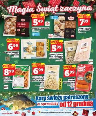 TOPAZ - gazetka promocyjna Superceny na Święta od czwartku, 11.12 od czwartku 11.12 do środy 17.12 - strona 2