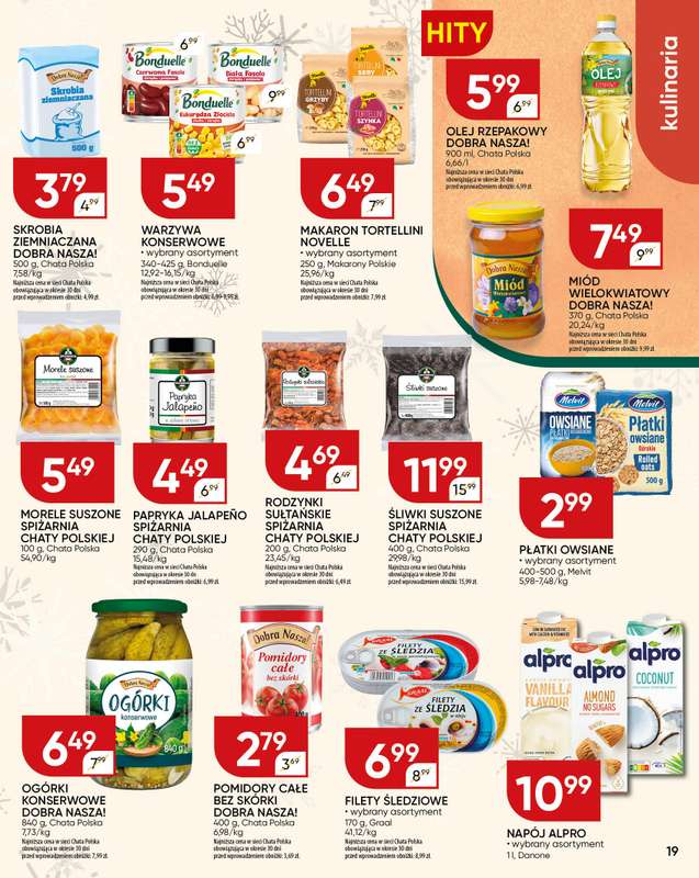 Chata Polska - gazetka promocyjna Gazetka od czwartku 04.12 do niedzieli 14.12 - strona 19