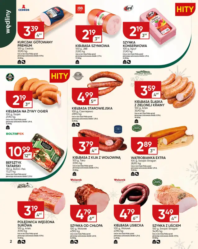 Chata Polska - gazetka promocyjna Gazetka od czwartku 04.12 do niedzieli 14.12 - strona 2