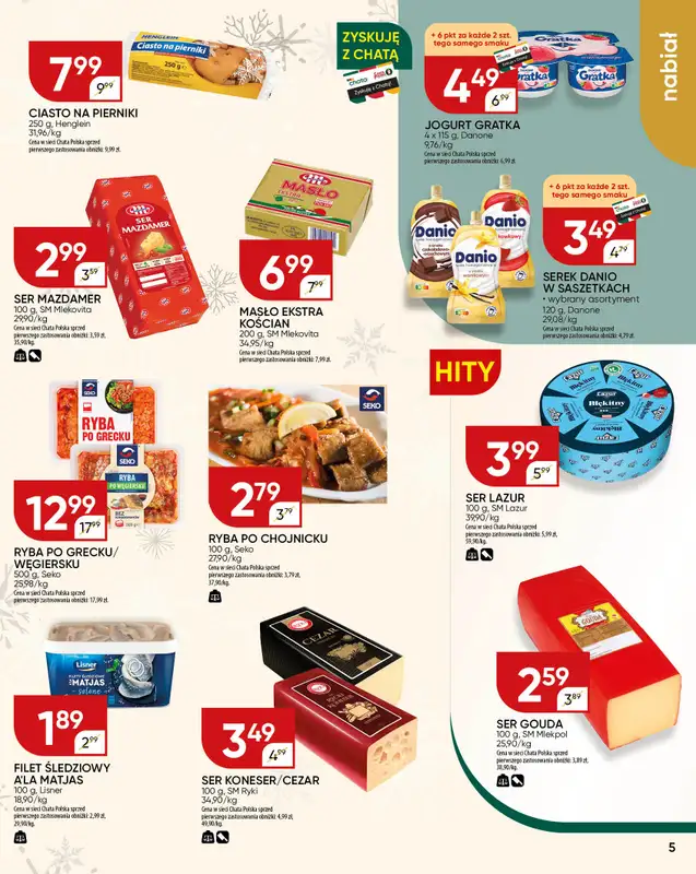 Chata Polska - gazetka promocyjna Gazetka od czwartku 04.12 do niedzieli 14.12 - strona 5