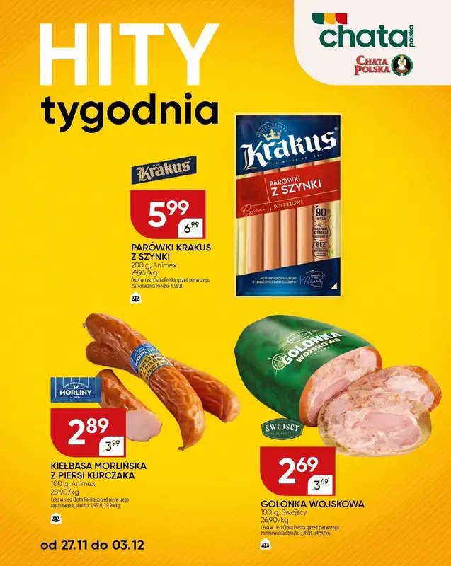 Chata Polska - gazetka promocyjna Gazetka od czwartku 04.12 do niedzieli 14.12 - strona 25