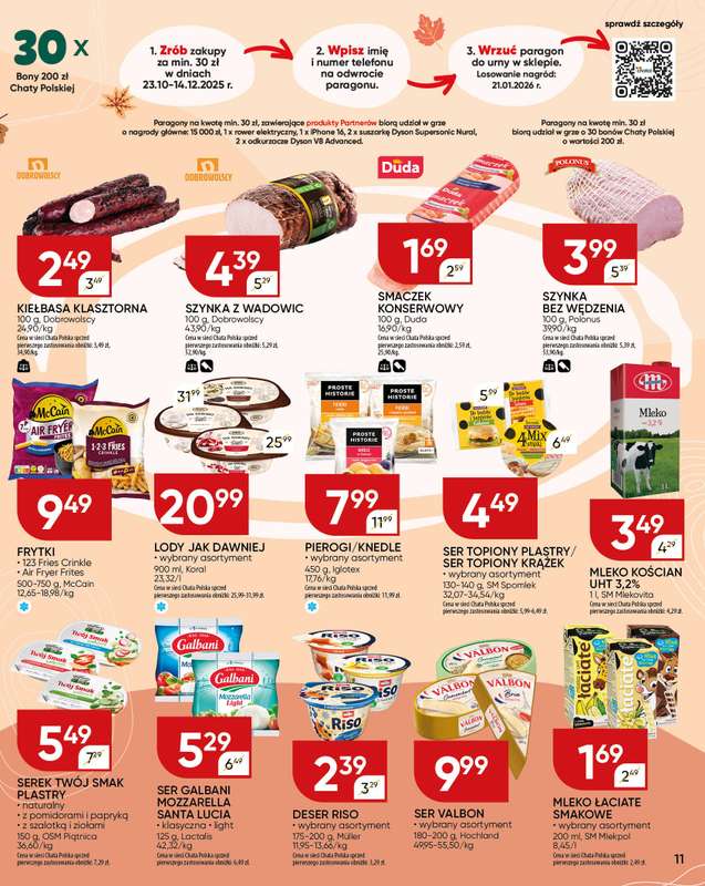 Chata Polska - gazetka promocyjna Gazetka od czwartku 04.12 do niedzieli 14.12 - strona 11