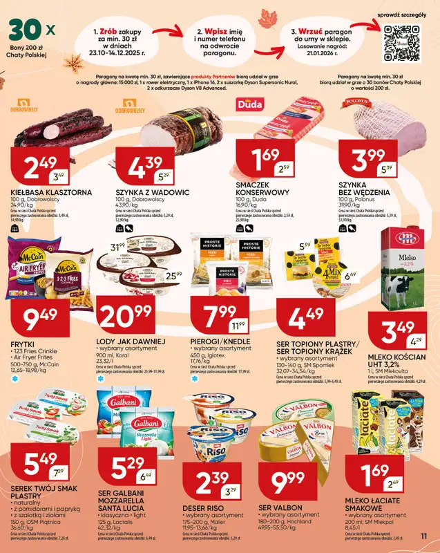 Chata Polska - gazetka promocyjna Gazetka od czwartku 04.12 do niedzieli 14.12 - strona 11