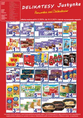 Delikatesy Justynka - gazetka promocyjna Gazetka od czwartku 04.12 do środy 10.12 - strona 4