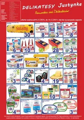 Delikatesy Justynka - gazetka promocyjna Gazetka od czwartku 04.12 do środy 10.12 - strona 3