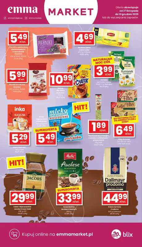 emma MARKET - gazetka promocyjna Gazetka od czwartku 27.11 do środy 10.12 - strona 13
