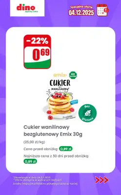 Dino - gazetka promocyjna Specjalna oferta na 04.12.2025 - promocje spoza gazetki od czwartku 04.12 do czwartku 04.12 - strona 12
