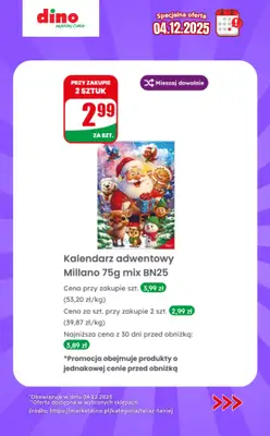 Dino - gazetka promocyjna Specjalna oferta na 04.12.2025 - promocje spoza gazetki od czwartku 04.12 do czwartku 04.12 - strona 9