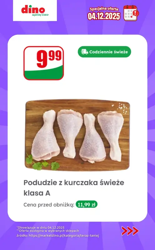 Dino - gazetka promocyjna Specjalna oferta na 04.12.2025 - promocje spoza gazetki od czwartku 04.12 do czwartku 04.12 - strona 6