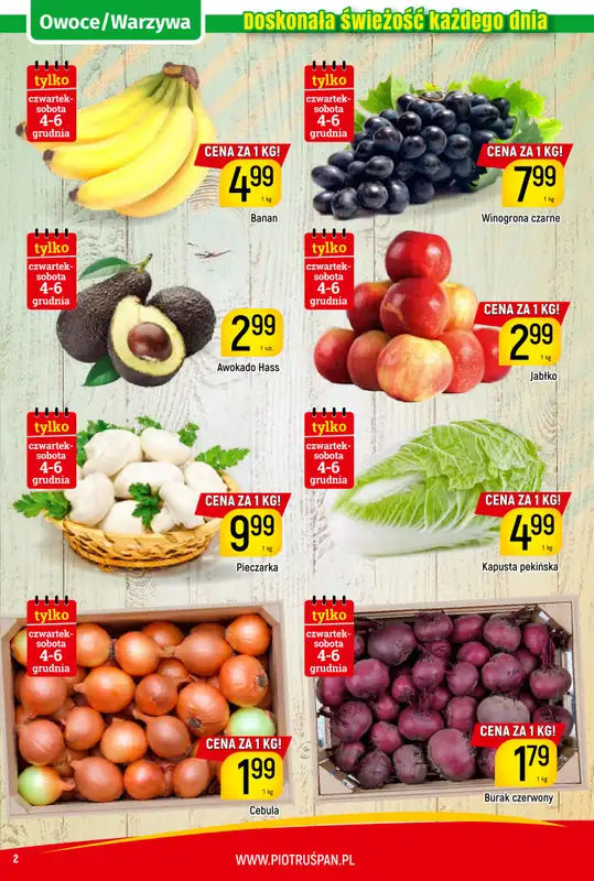Delikatesy Piotruś Pan - gazetka promocyjna Gazetka od czwartku 04.12 do niedzieli 14.12 - strona 2