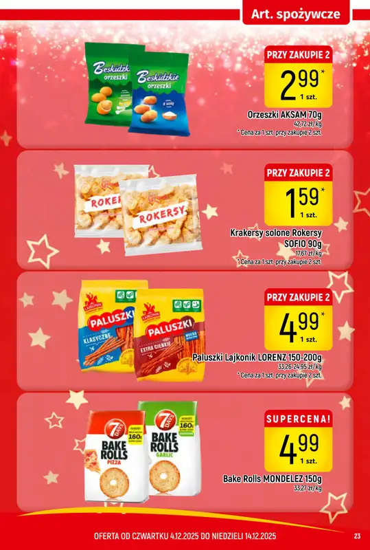 Delikatesy Piotruś Pan - gazetka promocyjna Gazetka od czwartku 04.12 do niedzieli 14.12 - strona 23