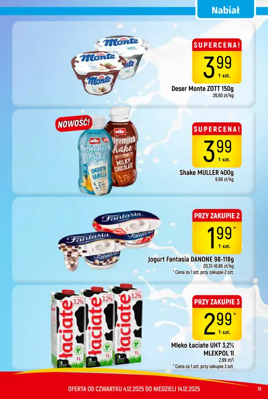 Delikatesy Piotruś Pan - gazetka promocyjna Gazetka od czwartku 04.12 do niedzieli 14.12 - strona 11