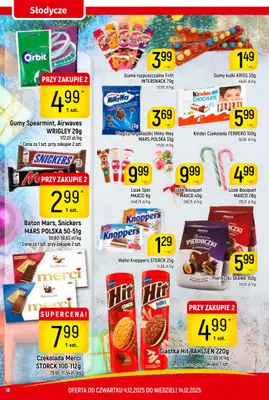 Delikatesy Piotruś Pan - gazetka promocyjna Gazetka od czwartku 04.12 do niedzieli 14.12 - strona 18