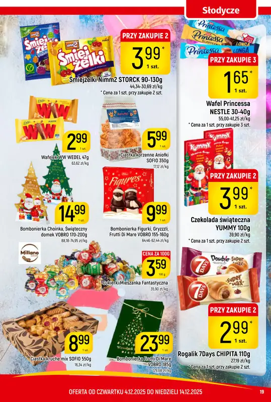 Delikatesy Piotruś Pan - gazetka promocyjna Gazetka od czwartku 04.12 do niedzieli 14.12 - strona 19