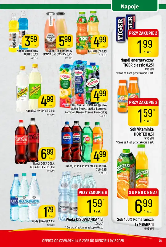 Delikatesy Piotruś Pan - gazetka promocyjna Gazetka od czwartku 04.12 do niedzieli 14.12 - strona 25