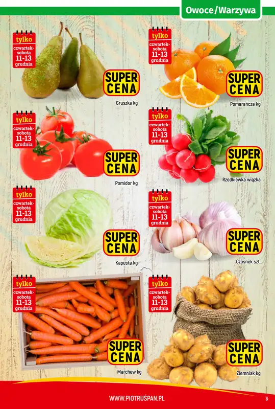 Delikatesy Piotruś Pan - gazetka promocyjna Gazetka od czwartku 04.12 do niedzieli 14.12 - strona 3