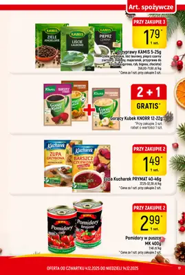 Delikatesy Piotruś Pan - gazetka promocyjna Gazetka od czwartku 04.12 do niedzieli 14.12 - strona 17