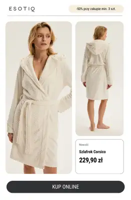 Esotiq - gazetka promocyjna -50% przy zakupie min. 3 szt. od czwartku 04.12 do niedzieli 07.12 - strona 10