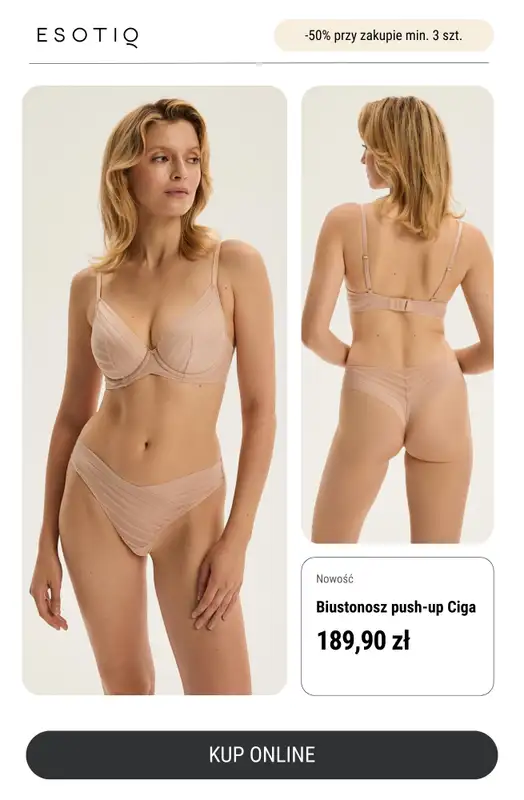 Esotiq - gazetka promocyjna -50% przy zakupie min. 3 szt. od czwartku 04.12 do niedzieli 07.12 - strona 7