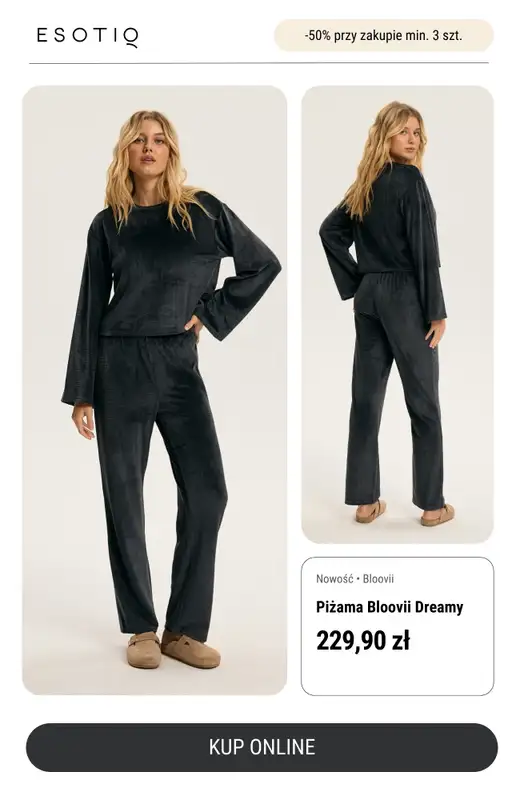 Esotiq - gazetka promocyjna -50% przy zakupie min. 3 szt. od czwartku 04.12 do niedzieli 07.12 - strona 13