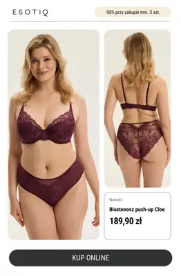 Esotiq - gazetka promocyjna -50% przy zakupie min. 3 szt. od czwartku 04.12 do niedzieli 07.12 - strona 14
