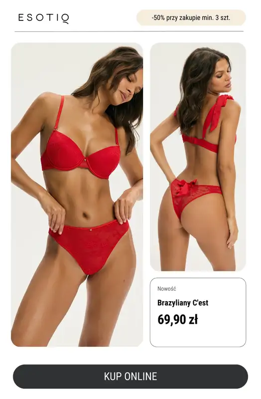 Esotiq - gazetka promocyjna -50% przy zakupie min. 3 szt. od czwartku 04.12 do niedzieli 07.12 - strona 3