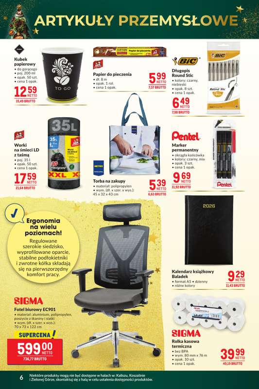 Makro - gazetka promocyjna Oferta dla biura i domu od wtorku 09.12 do poniedziałku 05.01 - strona 6
