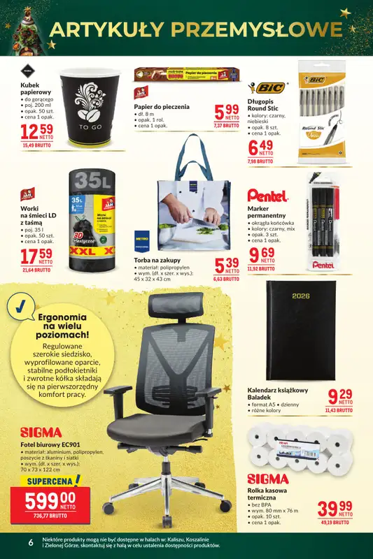 Makro - gazetka promocyjna Oferta dla biura i domu od wtorku 09.12 do poniedziałku 05.01 - strona 6