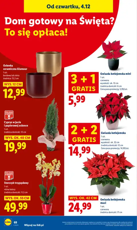 Lidl - gazetka promocyjna Oferta od czwartku od czwartku 04.12 do niedzieli 07.12 - strona 72