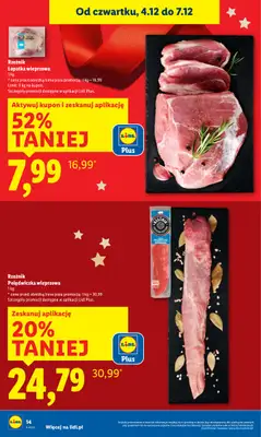 Lidl - gazetka promocyjna Oferta od czwartku od czwartku 04.12 do niedzieli 07.12 - strona 14