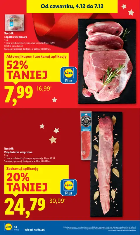 Lidl - gazetka promocyjna Oferta od czwartku od czwartku 04.12 do niedzieli 07.12 - strona 14