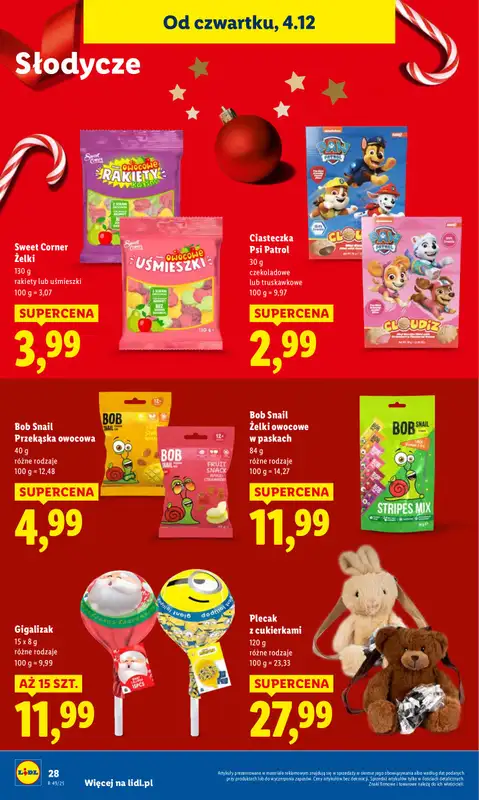 Lidl - gazetka promocyjna Oferta od czwartku od czwartku 04.12 do niedzieli 07.12 - strona 32