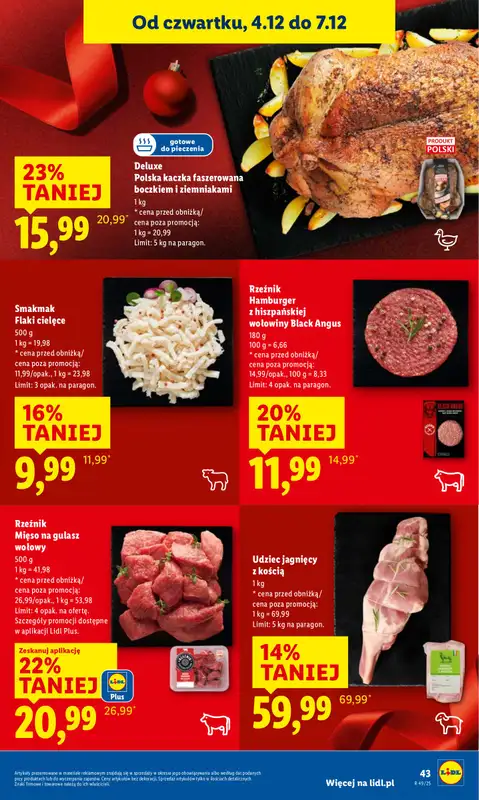 Lidl - gazetka promocyjna Oferta od czwartku od czwartku 04.12 do niedzieli 07.12 - strona 47