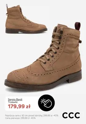 CCC - gazetka promocyjna PROMOCJE - obuwie męskie do 200 zł od piątku 05.12  - strona 2