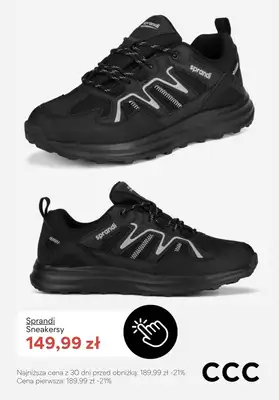 CCC - gazetka promocyjna PROMOCJE - obuwie męskie do 200 zł od piątku 05.12  - strona 9