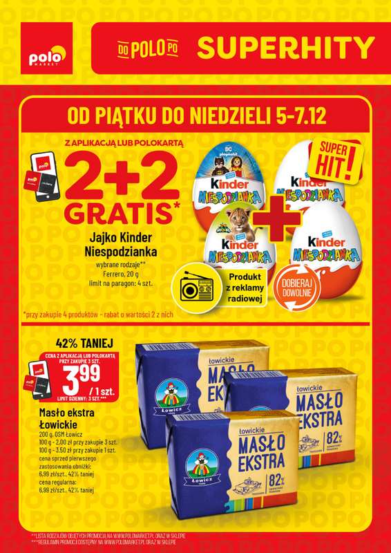 POLOmarket - gazetka promocyjna Super Hity na weekend od piątku 05.12 do niedzieli 07.12