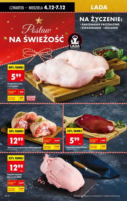 Biedronka - gazetka promocyjna Od czwartku, Z ladą tradycyjną od czwartku 04.12 do środy 10.12 - strona 38