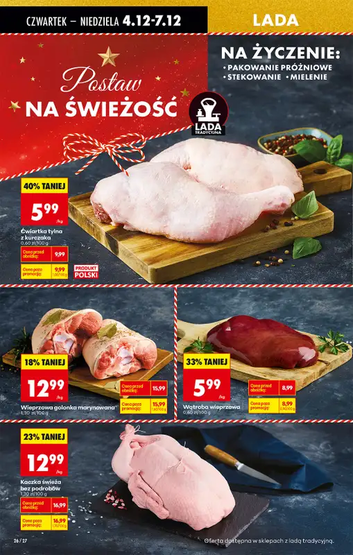 Biedronka - gazetka promocyjna Od czwartku, Z ladą tradycyjną od czwartku 04.12 do środy 10.12 - strona 38