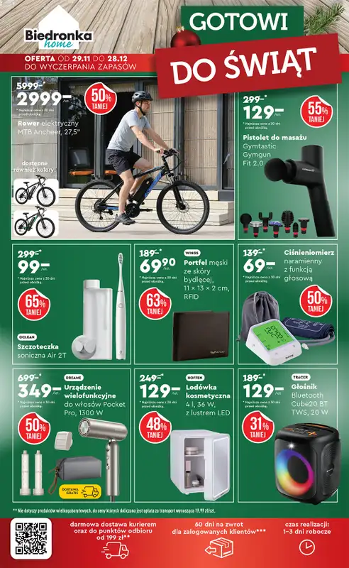 Biedronka - gazetka promocyjna Okazje tygodnia od 29.11 od soboty 29.11 do środy 17.12 - strona 52