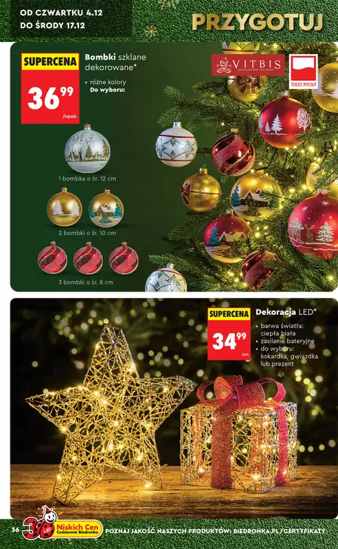 Biedronka - gazetka promocyjna Okazje tygodnia od 29.11 od soboty 29.11 do środy 17.12 - strona 40