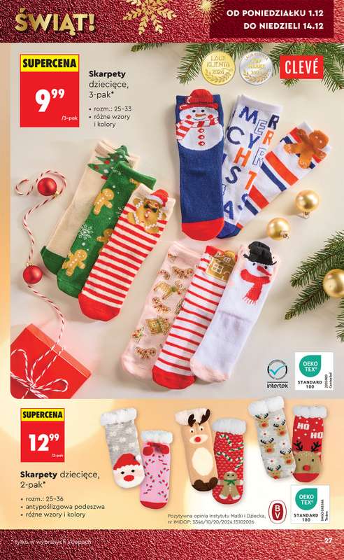 Biedronka - gazetka promocyjna Okazje tygodnia od 29.11 od soboty 29.11 do środy 17.12 - strona 31