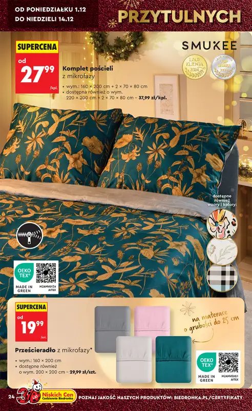 Biedronka - gazetka promocyjna Okazje tygodnia od 29.11 od soboty 29.11 do środy 17.12 - strona 28
