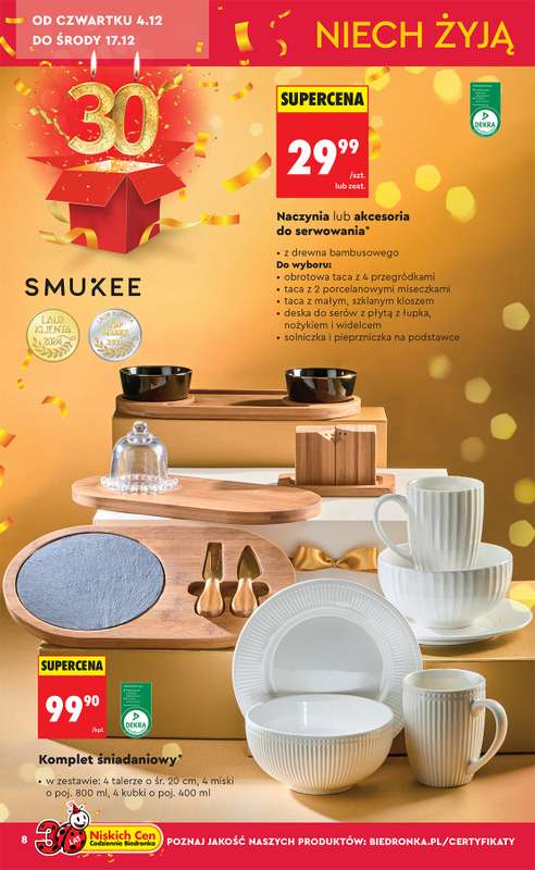 Biedronka - gazetka promocyjna Okazje tygodnia od 29.11 od soboty 29.11 do środy 17.12 - strona 12