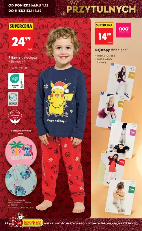 Biedronka - gazetka promocyjna Okazje tygodnia od 29.11 od soboty 29.11 do środy 17.12 - strona 30
