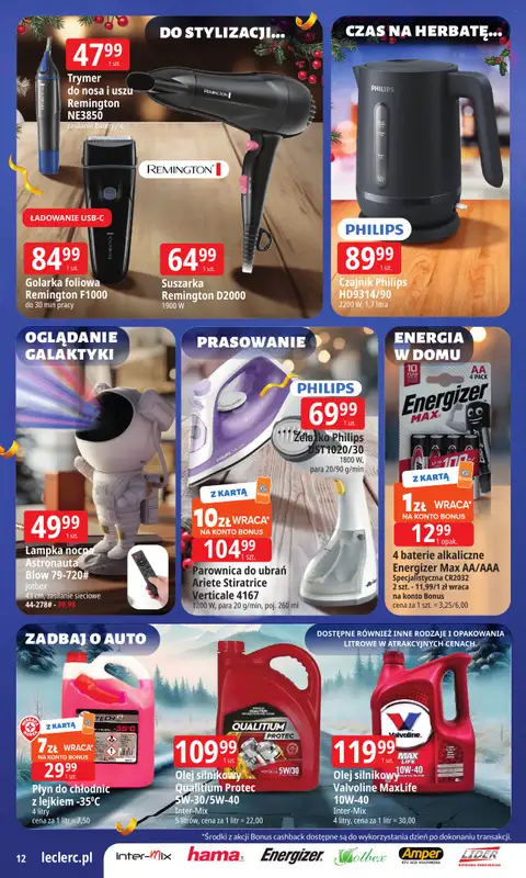 Leclerc - gazetka promocyjna Oferta E.Leclerc I Wybór prezentów w dobrej cenie od wtorku 02.12 do niedzieli 14.12 - strona 12