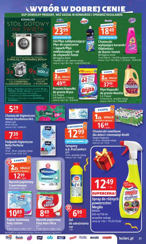 Leclerc - gazetka promocyjna Oferta E.Leclerc I Wybór prezentów w dobrej cenie od wtorku 02.12 do niedzieli 14.12 - strona 21