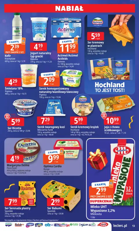 Leclerc - gazetka promocyjna Oferta E.Leclerc I Wybór prezentów w dobrej cenie od wtorku 02.12 do niedzieli 14.12 - strona 13