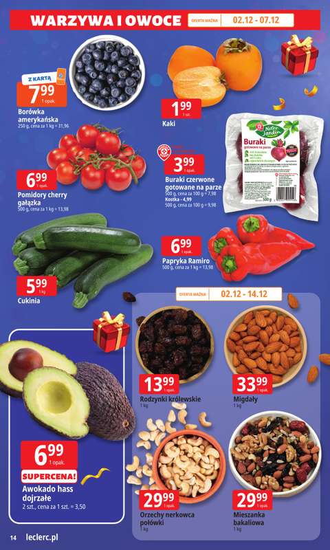 Leclerc - gazetka promocyjna Oferta E.Leclerc I Wybór prezentów w dobrej cenie od wtorku 02.12 do niedzieli 14.12 - strona 14